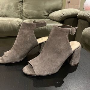 Nine West Block Heels, grey, size 8